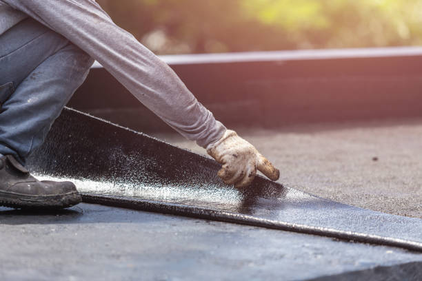 Professional Basement Waterproofing technician working in Oneida, WI